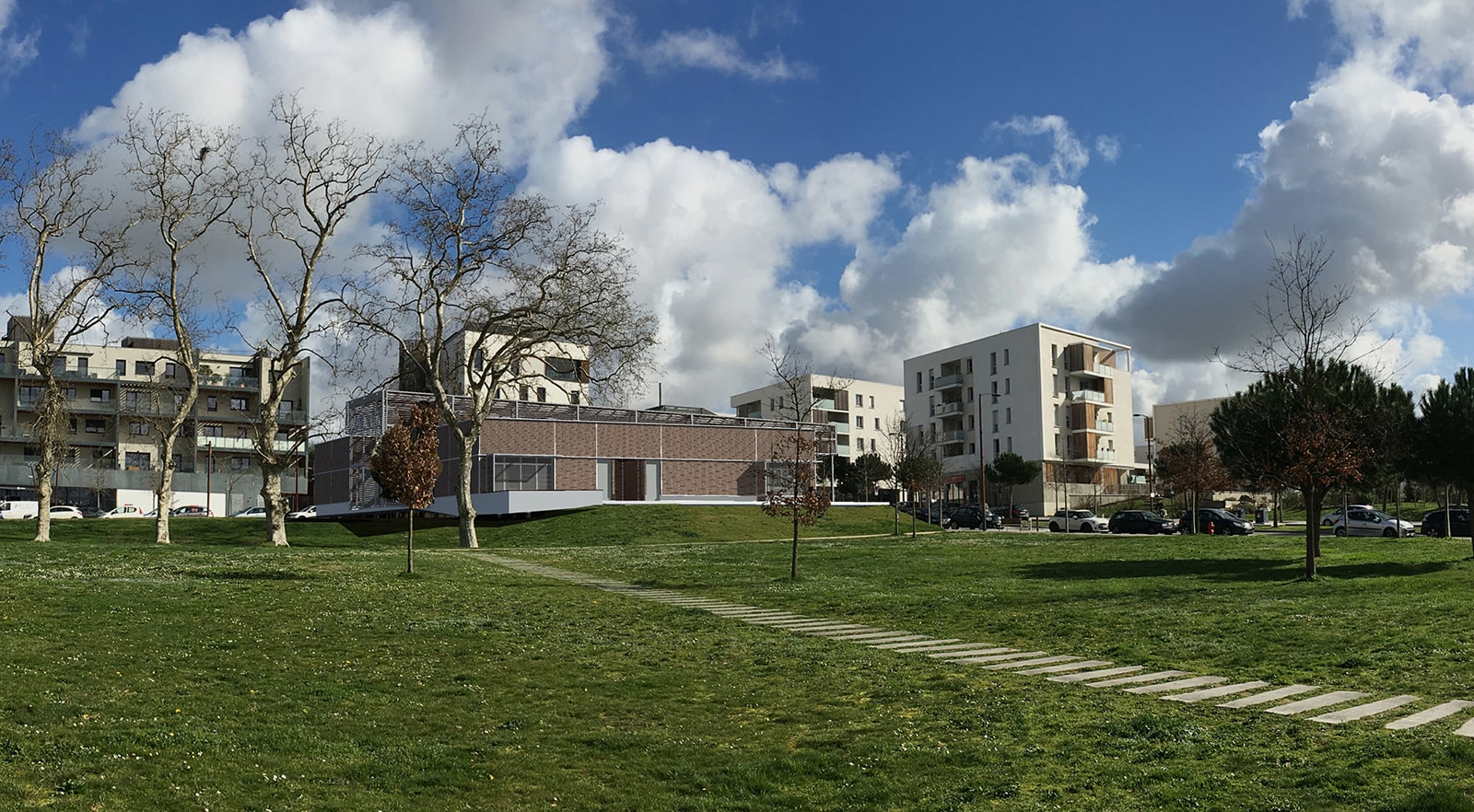 maison de quartier bois Balma