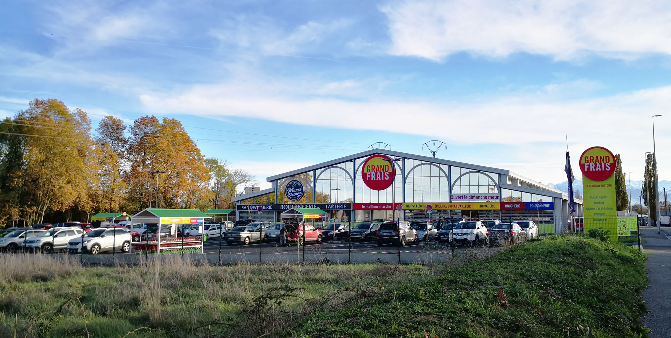 Construction du magasin Grand Frais à Tarbes