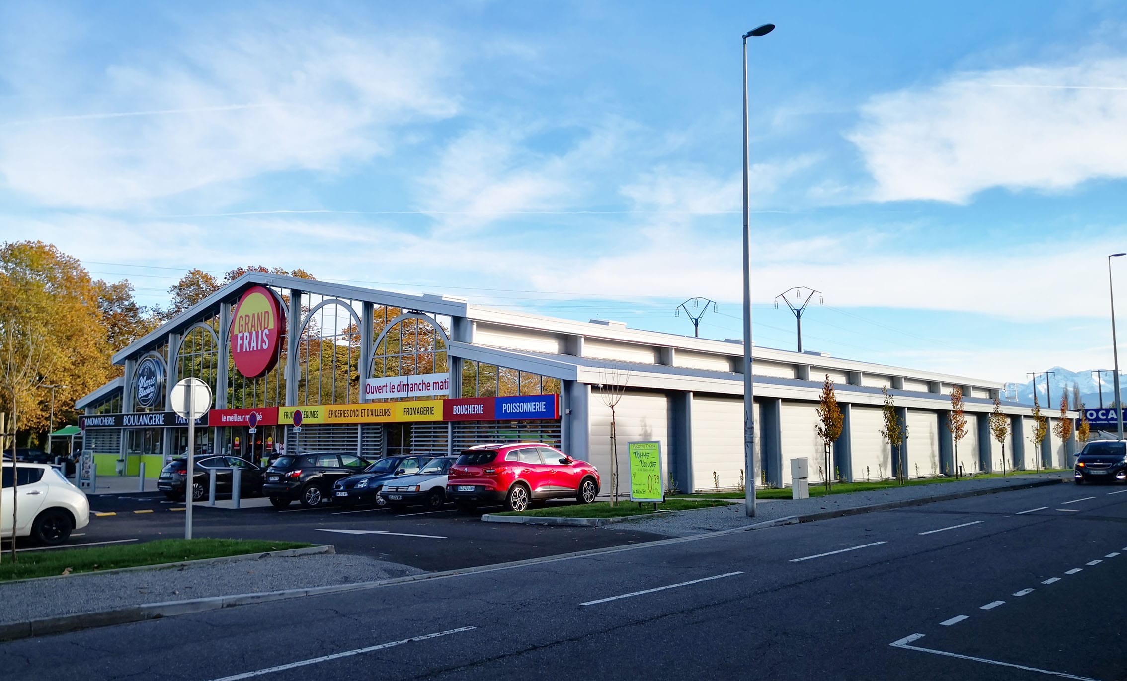Construction du magasin Grand Frais à Tarbes