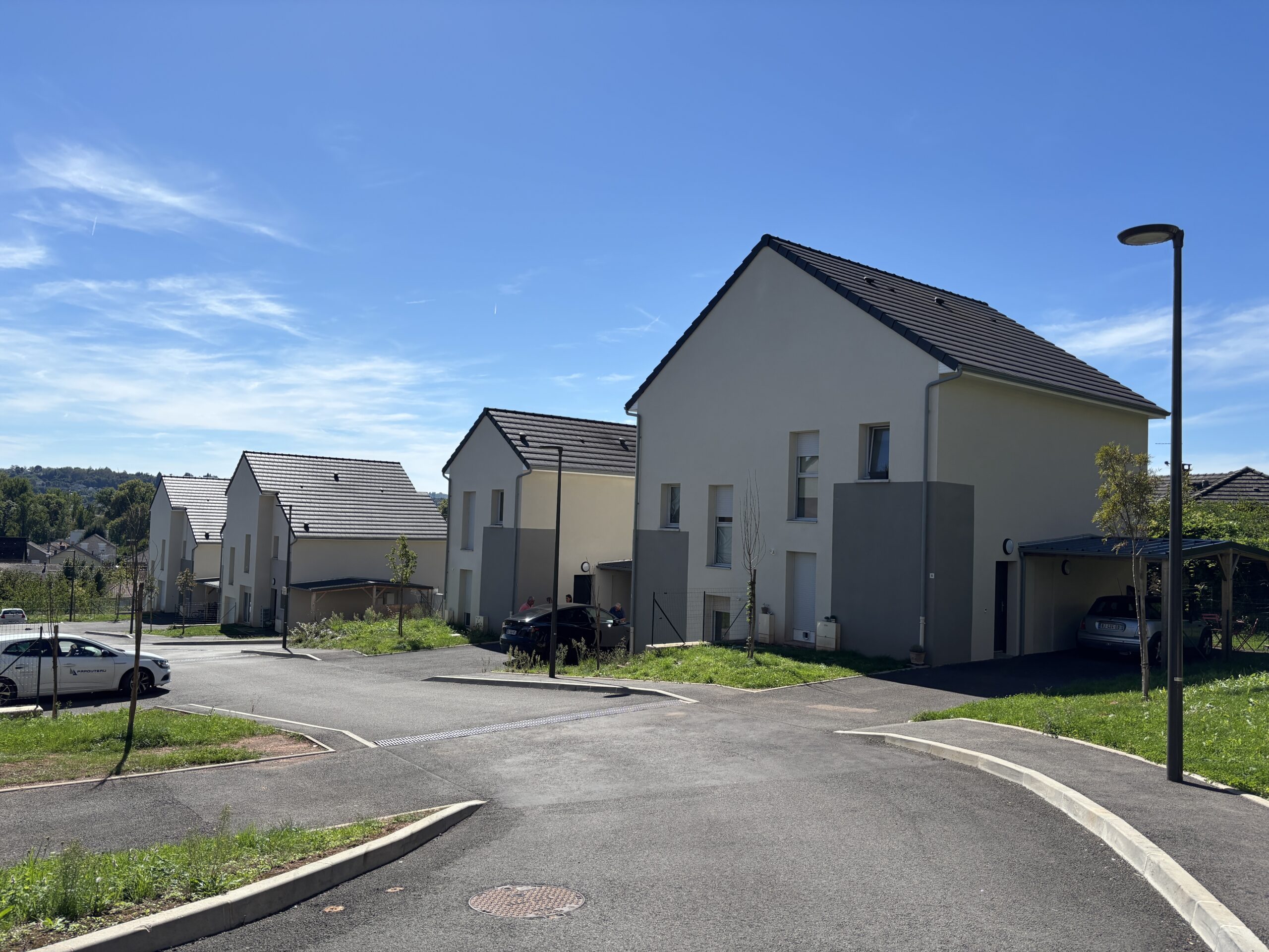 Construction de la Résidence Le Clos Faurel à Brive-la-Gaillarde – 22 logements collectifs et 22 villas groupées conçus par ABC Architecture