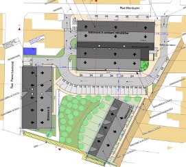 Plan Résidence Montcalm à Brive-la-Gaillarde – requalification d’une friche industrielle en logements collectifs et villas conçus par ABC Architecture