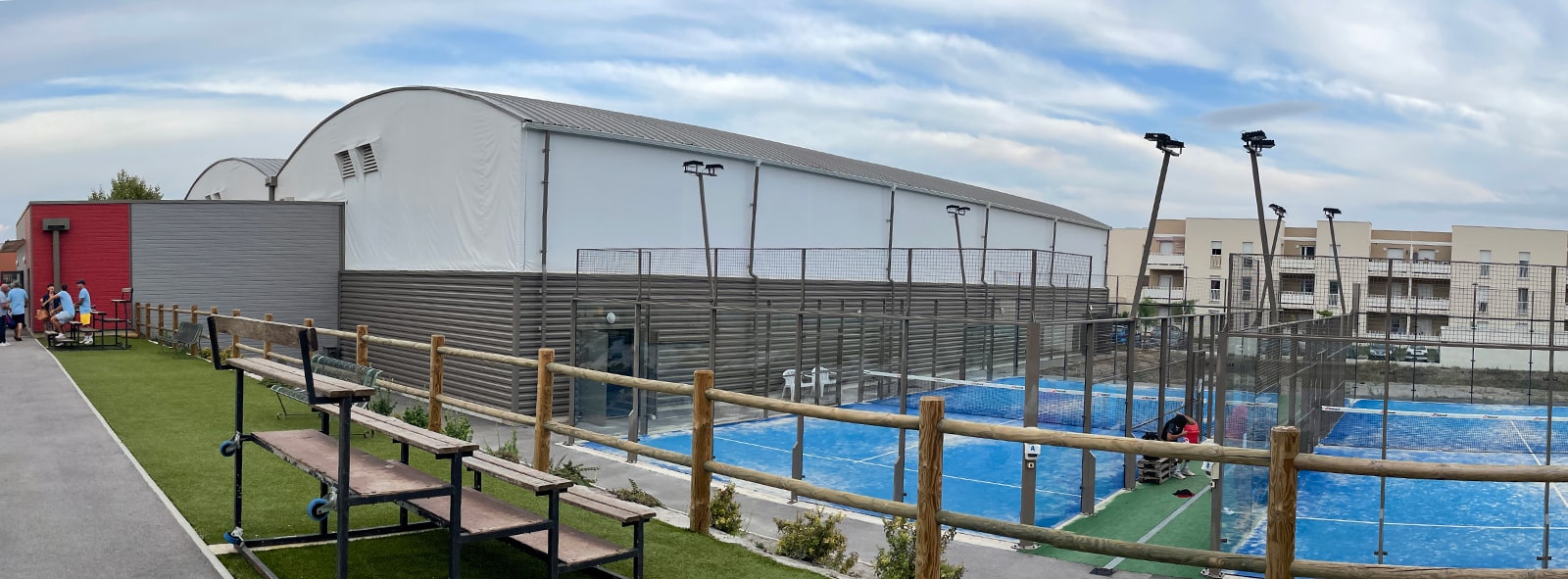 extension complexe tennistique Villaveyrac