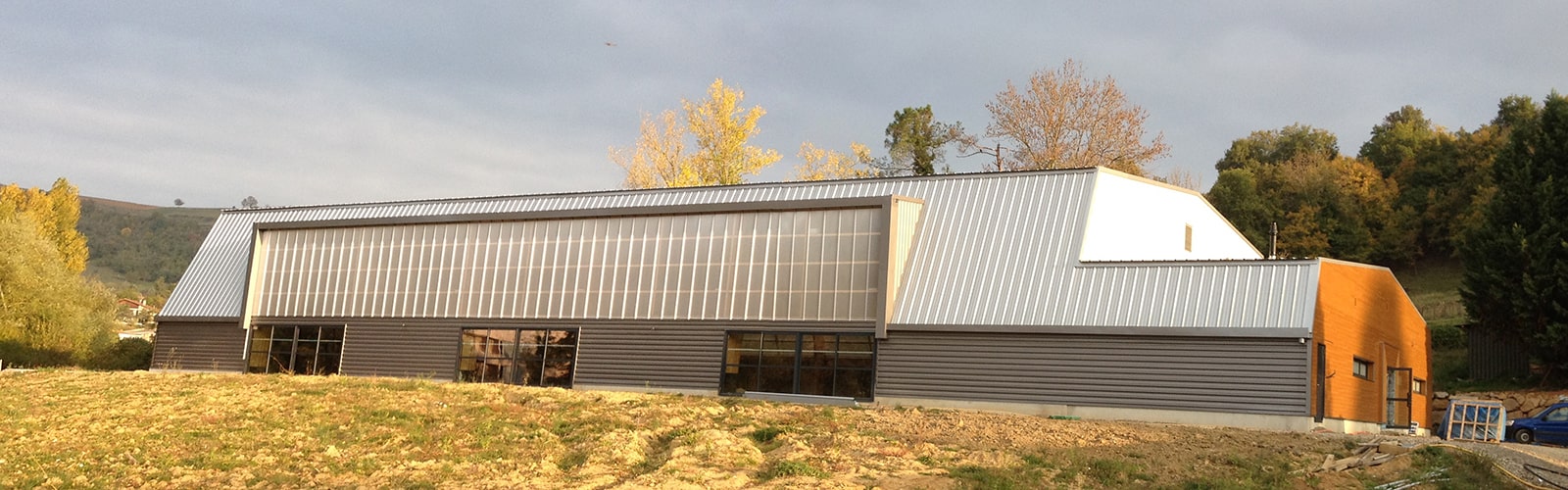 Construction d’une salle de sports en bois au Mas d’Azil