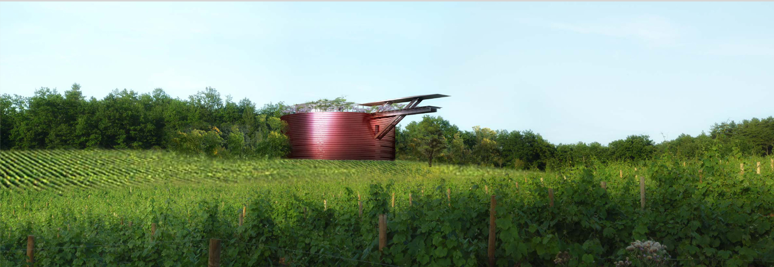 Construction d’un chai de vinification à Landiech