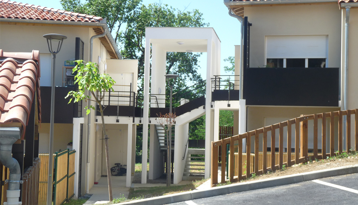 Construction de 14 logements sociaux collectifs et réhabilitation d’une maison en 9 logements à Plaisance-du-Touch – projet ABC Architecture